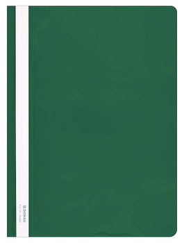 Skoroszyt DONAU, PVC, A4, twardy, 150/160mikr., zielony
