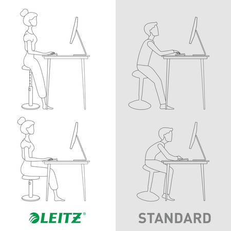Stołek Leitz Ergo Cosy szary