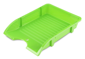 Szufladka na biurko DONAU, niełamliwa, PP, A4, jasnozielony