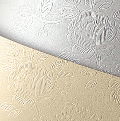 KARTON OZDOBNY A4/220g FLORAL DIAMENTOWA BIEL (20)
