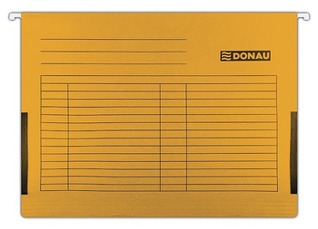 Teczka zawieszana Donau A4 (z bokami) pomarańczowa (5)