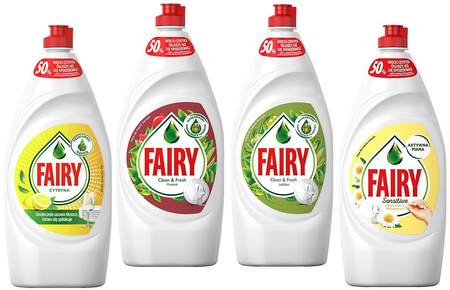 Płyn do naczyń Fairy 900ml Rumianek z witaminą E