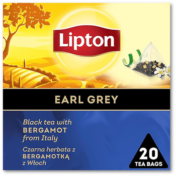 Herbata Lipton Piramid czarna Earl Grey (20)