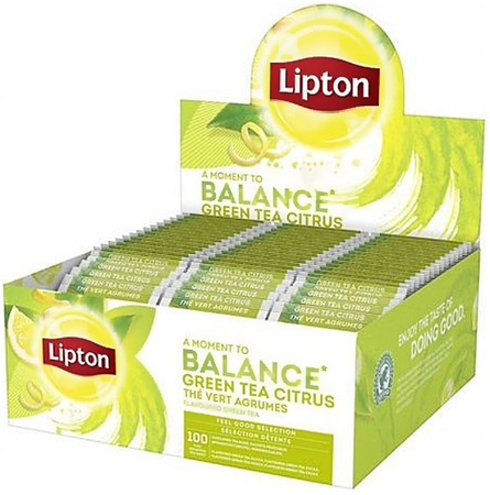 Herbata Lipton Balance Green Tea Citrus (100)
