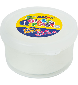 Masa plastyczna Amos Ciasto-Plasto 30g biała