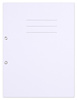Skoroszyt OFFICE PRODUCTS Budget, karton, z oczkiem, nadruk, 1/1, A4, 250gsm, biały