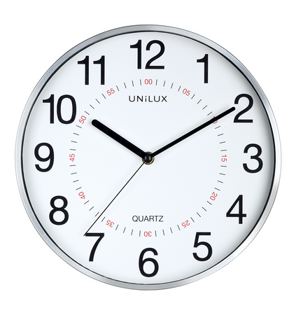 Zegar Unilux Aria 28.5cm szary