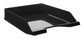 Szufladka na biurko DONAU, polistyren/PP, A4, standard, czarna