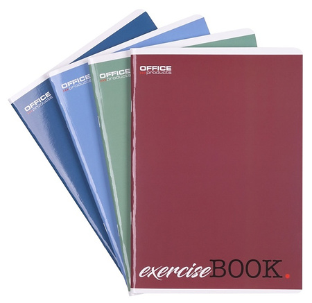 Zeszyt Office Products A5/80k kratka mix kolorów