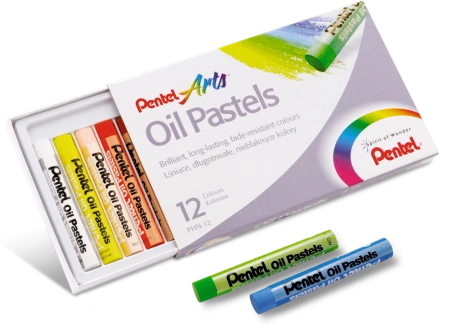PASTELE OLEJNE PENTEL 12 KOLORÓW