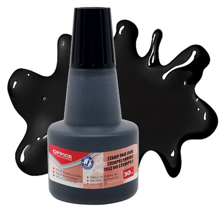 Tusz do pieczątek Office Products 30ml zielony