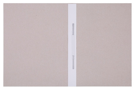 Skoroszyt OFFICE PRODUCTS Premium, karton, z listwą, nadruk, A4, 350gsm, biały