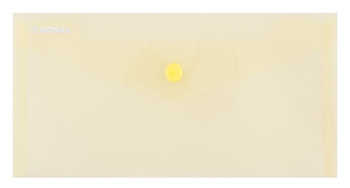 Teczka kopertowa Donau DL żółta