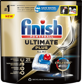 Kapsułki do zmywarki Finish Ultimate Plus All-in-1 Fresh (25)