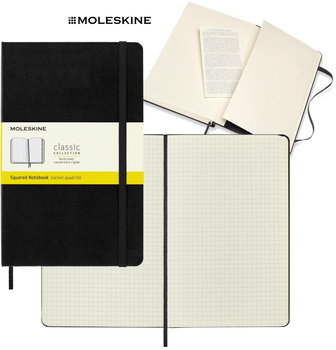 Notatnik Moleskine Classic L (13x21cm) kratka czarny