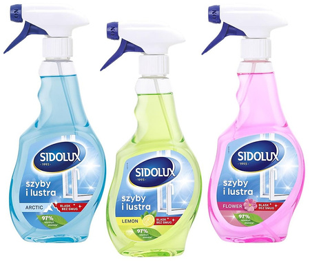 Płyn do szyb Sidolux 500ml Flower