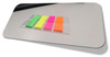 Zakładki indeksujące OFFICE PRODUCTS, PP, 12x43mm, 4x35 kart., zawieszka, mix kolorów neon