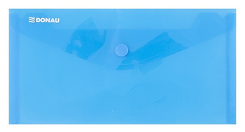Teczka kopertowa Donau DL niebieska