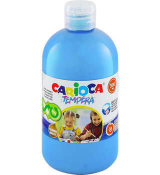 Farba tempera Carioca 500ml jasnoniebieska