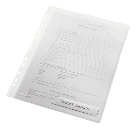 FOLDER LEITZ COMBIFILE A4 BIAŁY TRANSPARENTNY (5)