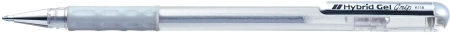 Długopis żelowy Pentel Hybrid Gel Grip K118 srebrny
