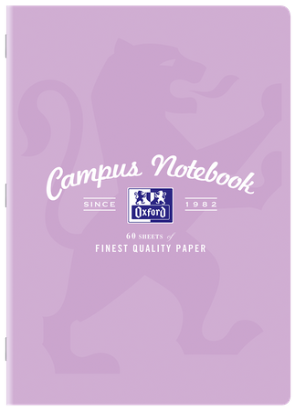 Zeszyt Oxford Campus Pastel A4/60k kratka mix kolorów