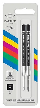 Wkłady do długopisu Parker QuinkFlow F czarne (2)