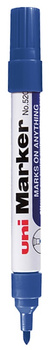 Marker permanentny Uni No.520F okrągły niebieski