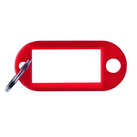 Zawieszki na klucze Office Products czerwone (10)