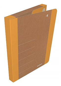 Teczka na rzepy DONAU LIFE, A4/3cm, pomarańczowa