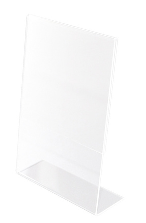 Podstawka z plexi Q-Connect 10x15cm transparentna
