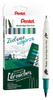 Pisaki pędzelkowe Pentel Brush Sign Pen Twin SESW30C ZIELONE WZGÓRZA 6 kolorów