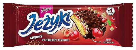 CIASTKA GOPLANA JEŻYKI 140g WIŚNIOWE