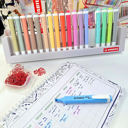 Zakreślacze Stabilo Swing Cool Pastel 18 kolorów