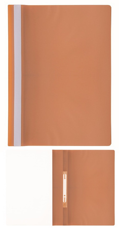Skoroszyt OFFICE PRODUCTS, 120/180 mic, PP, żółty