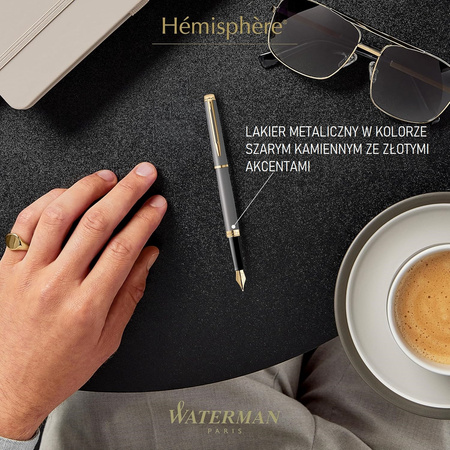 Pióro wieczne Waterman Hémisphere GT Stone Grey