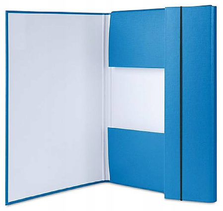 Teczka z gumką OFFICE PRODUCTS, PP, A4/15, 3-skrz., zielona