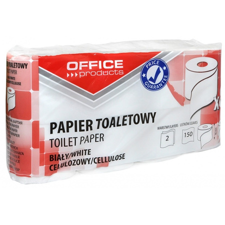 Papier toaletowy Office Products 15m 2w celuloza biały (8)