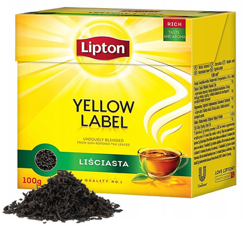 Herbata Lipton Yellow Label 100g liściasta
