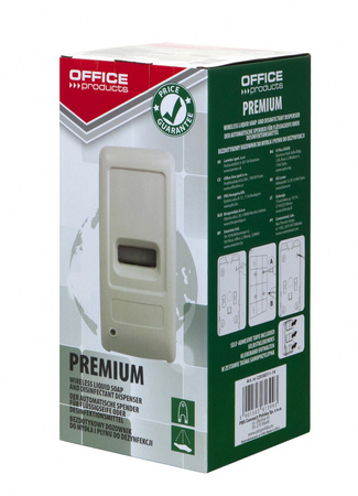 Dozownik do mydła Office Products 1L automatyczny biały