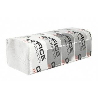 Ręczniki składane Office Products ZZ 1w makulatura białe (20x200)
