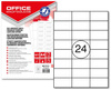 Etykiety Office Products A4 70x37mm białe (100)