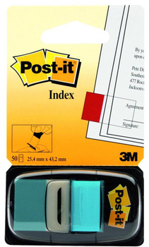 ZAKŁADKI POST-IT 25*43mm NIEBIESKIE (50)