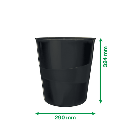 Kosz na śmieci Leitz Recycle 15L czarny