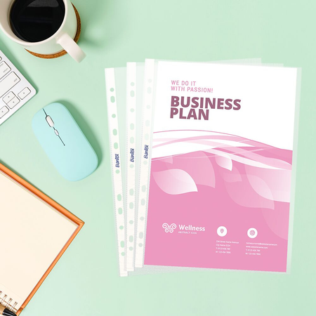 Koszulki Bantex A4/45µm krystaliczne (100)