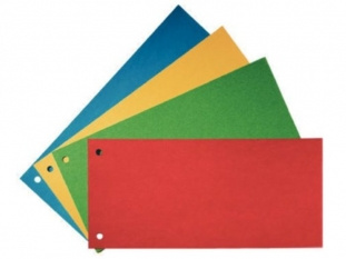 PRZEKŁADKI KARTONOWE ESSELTE 1/3 A4 MIX KOLORÓW (100)