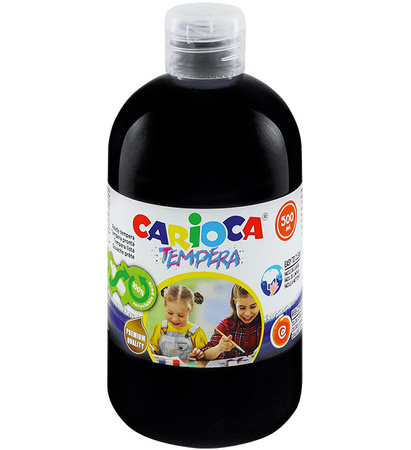 Farba tempera Carioca 500ml czarna