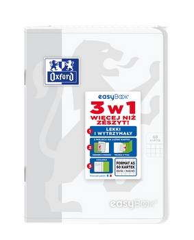 Zeszyt Oxford Easybook A5/60k kratka mix kolorów