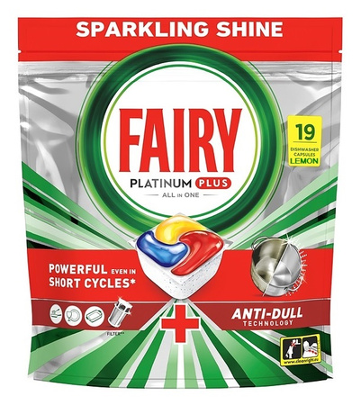 Kapsułki do zmywarki Fairy Platinium Plus Lemon (19)