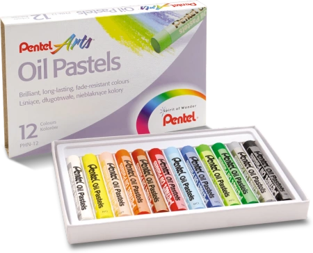 PASTELE OLEJNE PENTEL 12 KOLORÓW